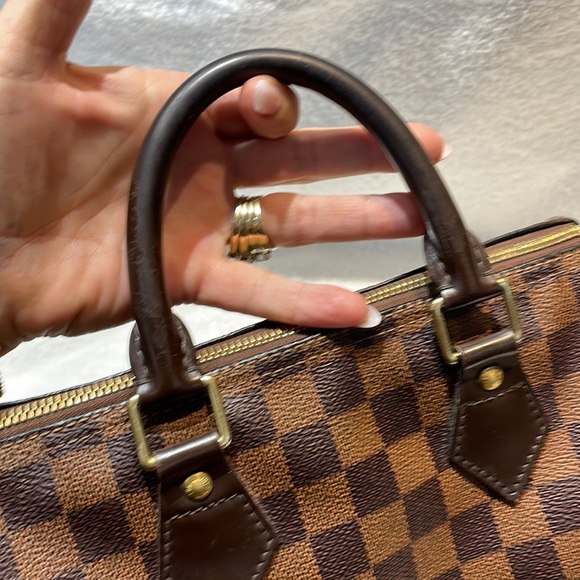 Authentic Louis Vuitton Speedy 25 Damier ebene - Picture 6 of 12